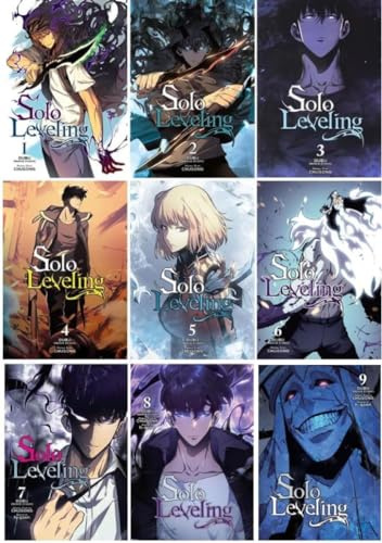 Solo Leveling Manga Series; Volumes 1 – 9 Collection