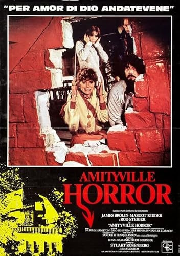 Amityville Horror 1979 03 A3 Poster auf Leinwand – Wandkunst Home Decor Movie Poster Leinwand Film Kino Retro Vintage Kult Classic Nostargic Saga Modern Nachdruck Wir drucken jedes Poster für Sie