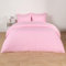 Brentfords Double Duvet Covers, Microfibre Double Bedding Quilt Covers Double Bed Set with Pillowcases Quilt Covers Luxury Super Soft Comfy, Pink