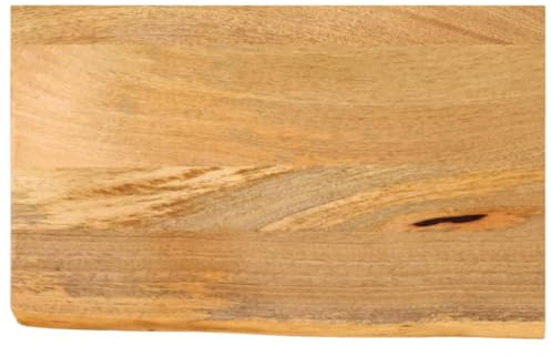 ShGaxin Tablero de Mesa Borde Natural Madera Maciza Mango 50x20x2,5 cm, Tableros para Escritorios, Tableros para Mesas De Comedor - 370415