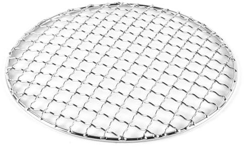 Laroal 1 Grille Ronde en Acier Inoxydable pour Barbecue, Multi-usages, Grille de Refroidissement à la Vapeur, diamètre 20 cm