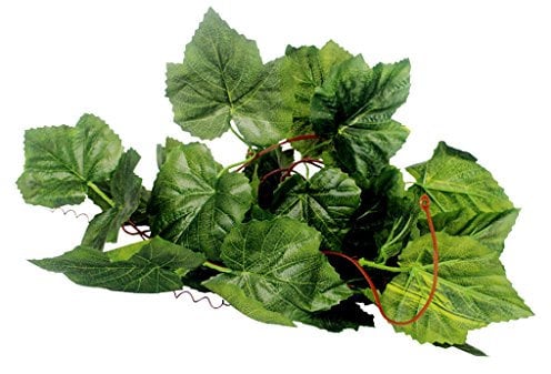 KBOLAE Reptilien-Terrarium, Trauben, Efeu, Reben, Vivarium, Ornament, künstliche Pflanze