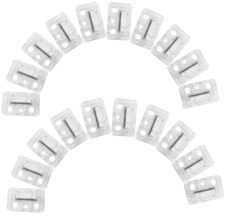 SHINEOFI 100 Stück Wandpaneel Befestigungen Robuste und Langlebige Möbelklemmen für Integrierte Wandpaneele und Wandverkleidungen Installieren für Feuchte Umgebungen
