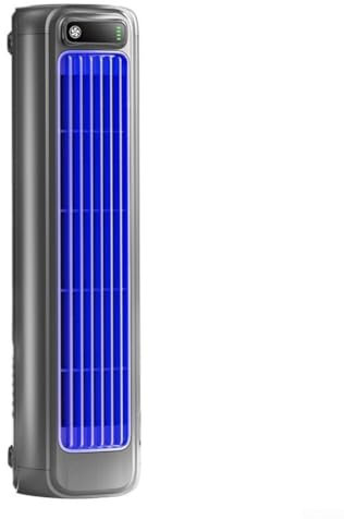 Climatiseur mobile, 2000 mAh, rechargeable, sans lames, ventilateur de climatisation portable, pour un confort intérieur et extérieur (noir)