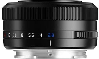 TTARTISAN AF 27mm F/2.8 E APS-C Fester Fokus Linse für Sony E-Bajonett A6000 A6100 A6300 A6500 ZV-E10 ZV-E10II NEX-3 (E-Bajonjonette)