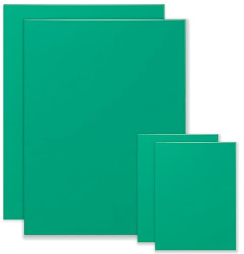 4 Pcs Lino Sheets Kit, A4 and A6 Lino Printing Sheets, Double-Sided | Soft Lino Block Sheets for Printmaking, Craftwork and DIY Carving