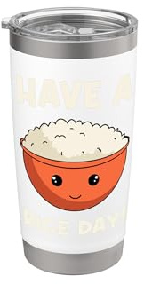 Have A Rice Day Kawaii Anime Funny Rice Bowl Stainless Steel Insulated Tumbler