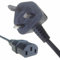 IEC Kettle Lead. Power Cable. Male 3 Pin UK Plug to female C13. PC, Monitor Cord (3m)