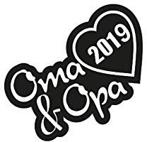 Plott Aufkleber Oma & Opa 2019 Sticker Familie Autoaufkleber Tuning Decal