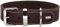 HUNTER AALBORG SPECIAL Hundehalsband, Leder, strapazierfähig, komfortabel, 55 (M), dunkelbraun