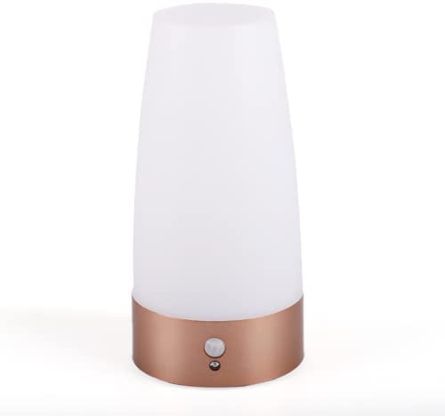 Wireless Pir Motion Sensor Led Night Light,Table Lamp,Battery Operated Table Lamp for Kids Room, Bedroom, Bedside, Bathroom, Hallway
