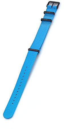 KHS Natoband EBNBL.22 Blau, 22 mm