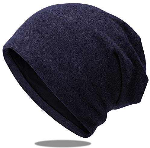 OCTERING Slouch Beanie Mütze Damen und Herren Baumwolle Elastisch Unisex
