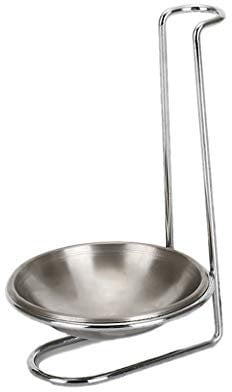 WE-WHLL Stainless Steel Spoon Rest Lid Holder Vertical Stand Storage Rack Cookware Organizer Kitchen Accessories Cooking Tools