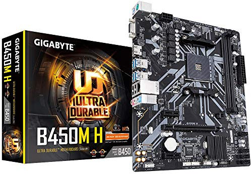 Gigabyte Motherboard AMD AM4 B450M H D4 M-ATX