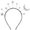 PRETYZOOM Glitzer Sterne Mond Stirnbänder Niedlichen Mond Stern Haar Reifen Kopfbedeckung Geburtstagsfeier Krone Tiara Kopfbedeckungen Haarschmuck