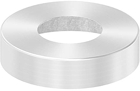 FeNau - Abdeckrosette - Maße: Ø 105x25 mm - für Rundrohr: Ø 48,3 mm - V2A - passgenaue Installation und präzises Finishing für Rohre