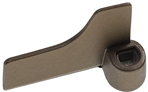 vhbw Knethaken kompatibel mit Panasonic SD-ZX2522 Brotbackautomat - Rührhaken, 6,7 x 5 cm, Aluminiumlegierung, Grau