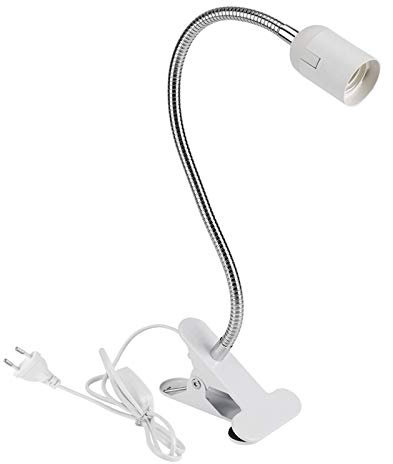 Joyzan Lámpara de Escritorio con Abrazadera, Ajustable Portátil Iluminación Led Eficiente Espacios Pequeños Ahorro Energético Múltiples Ángulos Oficina Estudio Dormitorio Abrazadera Bombilla