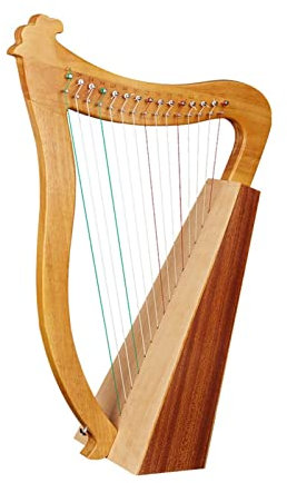 ZUOMU Lyre Harfe Tragbares Kleines Lyre Harfen Traditionelles Stringinstrument (Color : 15 Strings)
