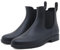 Uniuni Stivali Pioggia Uomo Chelsea Scarpe Gomma Impermeabili Donna Bassi Stivaletti Antiscivolo Comode Rain Boots Nero 40