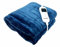 Bastilipo - Blaue Flanell-Heizdecke, 120 W, 180 x 130 cm, Modell MELC-120