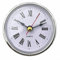 HEIBTENY M2188-65MM Uhr, Eingebettete Uhr,65 Mm Quarzuhr-Einsätze, Uhrwerkeinsatz, Ersatz-DIY-Teile, Römische Zahlen(Silver)