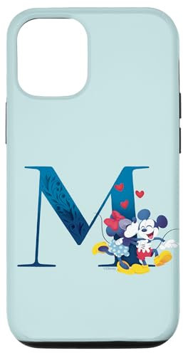 iPhone 14 Pro Disney Alphabet Monogram Letter M for Mickey & Minnie Mouse Case
