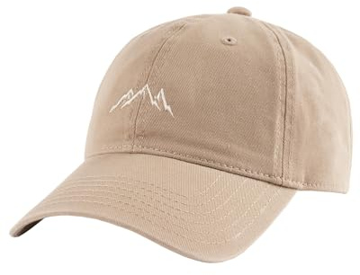 FURTALK Baseball Basecap für Damen und Herren aus Baumwolle Vintage Outdoor Cap mit Berg Stickerei verstellbar