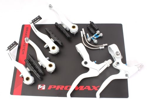 V-Bremsen Set mit Bremshebel KHE PROMAX weiß