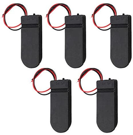 GMBYLBY 2x3V Battery Storage Box CR2032 Button Coin Cell Battery Socket Holder For Case Cover Cr2032 Battery Case