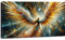 Wunderschöne Engel, Hoffnung, Liebe und Trost auf ein Leinwandbild gebracht - Premium Druck auf Leinwand, verschiedene Formate - aufhängfertig (90 x 60 cm, Engel große Flügel)