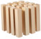 SEWACC 16 Stk Streifen Aus Lindenholz Quadratische Holzstäbchen Holzdübel Holzstäbchen Zum Basteln Holzklötze Zum Basteln Bastelstöcke Fellstreifen Holzverkleidung Holzleisten Holzblock