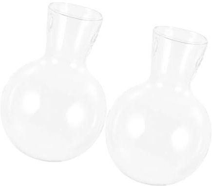 CAXUSD 2stücke Hydroponischer Glas Pflanzer Dekorative Vase Für Wohnung Hängevase Mit Wasserbewurzelung Für Pflanzen Tischvase Für Blumenarrangements Kreatives Glas Pflanzgefäß Für Zuhaus