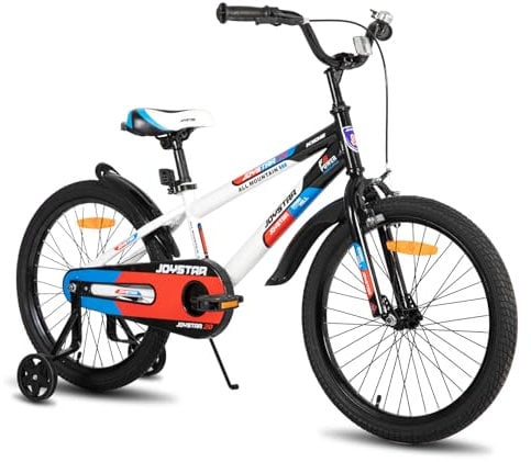 JOYSTAR Berry 20 Zoll Kinderfahrrad für 8-11 jährige Jungen & Mädchen, 20 Zoll Jungenfahrrad mit Stabilisatoren und Ständer, rosa