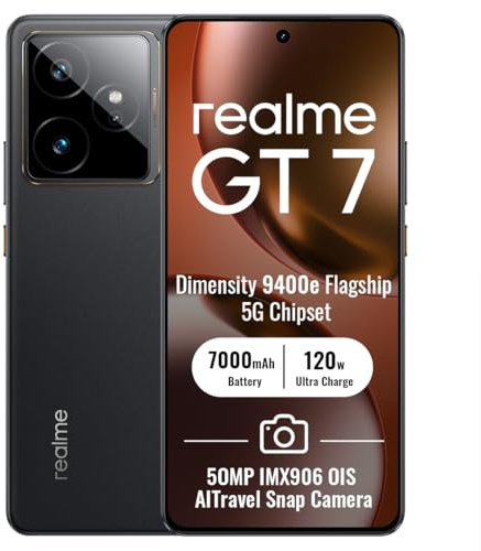 realme GT 7 Smartphone 12+512GB IceSense Black