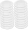 Yardwe 20pcs Pet Food Bowls Disposable Cat Dog Feeding Bowls Shallow Cat Tray Pet Feeders