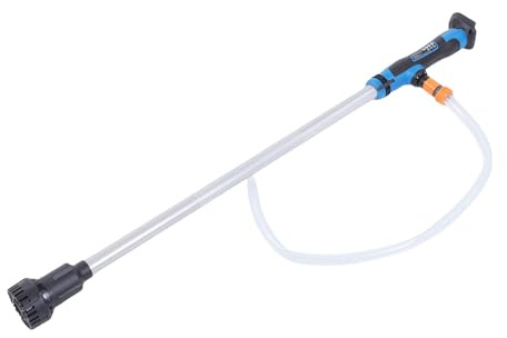 Generic Cordless Stick Water Transfer Pump Battery Powered Portable Sump Pump with 36LPM Flowrate for Basements Boats Gardens ABS Aluminum Tube 3.3ft Hose