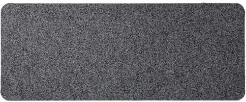 ANRO Schuhparkplatz Fußmatte rutschfest Fußabtreter Schmutzfangmatte Indoor Sauberlaufmatte schmal Abtropfmatte für Eingang Uni Grau 35 x 60 cm