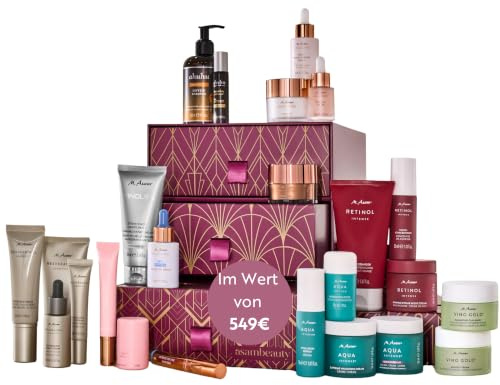 M. Asam asambeauty Premium Adventskalender 2026 (24-teilig) | Adventskalender Beauty Mit 24 Originalgrößen, Adventskalender Skin Care & Make Up Für Frauen