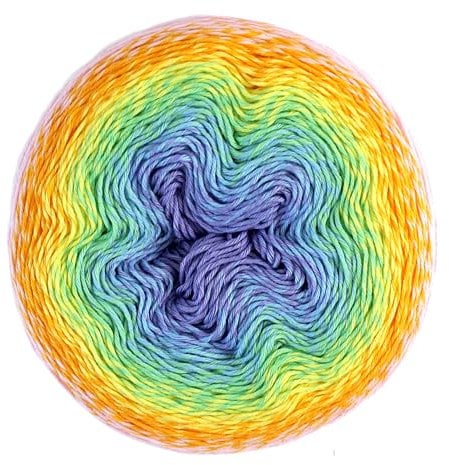 Scheepjes Whirl 1x1000m - 760 Cotton Candy Man, bunte Baumwoll- und Acrylmischung