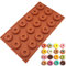 Molde de silicona de JasCherry para chocolate, gelatina, dulces y donuts