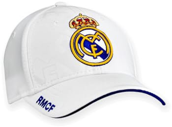 Real Madrid Unisex Gorra Nº 3 Baseballkappe, weiß, Einheitsgröße