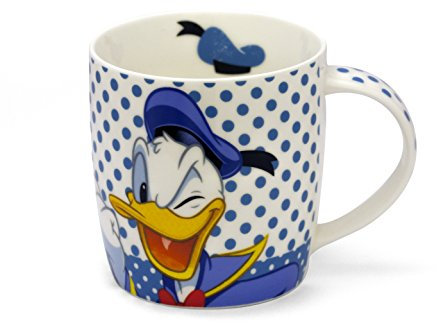 Personality Tazza Colazione, Latte, Cappuccino, Mug Disney 400CC Porcellana Churchill (Paperino)