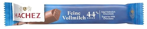 HACHEZ Chocoladen Stick Feine Vollmilch 44% 35g – Zartschmelzende Vollmilchschokolade mit nussigen & fruchtigen Nuancen, Premium Edelkakao, fein conchiert & cremig