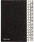 PAGNA Pultordner 24441-04 DIN A4 1-31/1-12 44Fächer Hartpappe schwarz