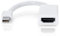 Mini Display Port DP/Thunderbolt macho adaptador a HDMI hembra compatible con Apple MacBook