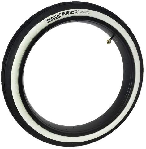 24 x 3.0 Thick Brick Reifen weisswand