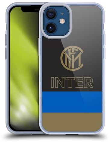 Head Case Designs Offiziell Offizielle Inter Milan Streifen Grafiken Soft Gel Handyhülle Hülle kompatibel mit Apple iPhone 12 Mini
