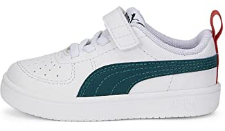 PUMA Rickie AC Inf, Sportschuhe, Mehrfarbig Weiß-Peacoat, 27 EU